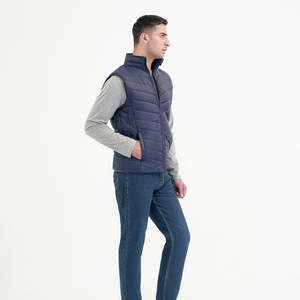 Gilet matelassé imperméable personnalisé de haute qualité pour homme, veste sans manches tendance, rembourrée en coton, pour homme et femme, vêtement d'extérieur - Product Image 3