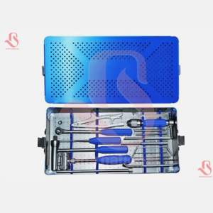 ชุดเครื่องมือยืดหยุ่นไทเทเนียมสำหรับทำเล็บยี่ห้อ BISONS – เครื่องมือผ่าตัดกระดูกสำหรับการตรึงกระดูกหัก - Product Image 1