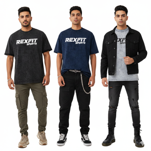 เสื้อยืดลายพิมพ์กรดแบบดรอปโชว์เดอร์ ขายดีที่สุด โลโก้สกรีนตามสั่ง ตอบโจทย์ความต้องการของลูกค้า ผู้ผลิตชั้นนำ เสื้อผ้าสตรีทแวร์ - Product Image 2