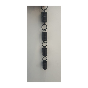 Cadenas de Lluvia Cilíndricas Decorativas de Metal para Canaletas de Techo, Descensores de Agua, Jardín, Hogar, Drenaje Exterior - Product Image 2
