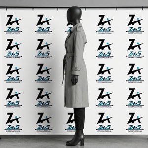 Custom Wholesale <b>Women</b> Long Trench <b>Coat</b> Double Breasted Elegant <b>Belted</b> Winter Overcoat Formal Business Outerwear Ladies <b>Coat</b> - Product Image 3