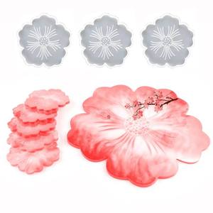 Moule en silicone en forme de fleur pour la coulée de résine époxy, idéal pour la décoration artisanale DIY - Product Image 1