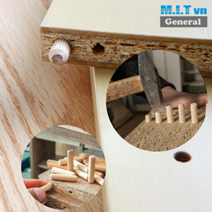 Tiges en bois de taille personnalisée, bâtons ronds en bois massif naturel pour la fabrication de meubles, le bricolage, l'artisanat, la menuiserie, vente en gros - Product Image 1