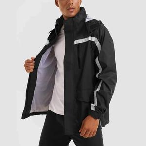 Coupe-vent à capuche avec logo personnalisé, en coton léger délavé et imperméable, Nouveauté 2026, Survêtements de sport pour hommes, Polaire d'extérieur - Product Image 4