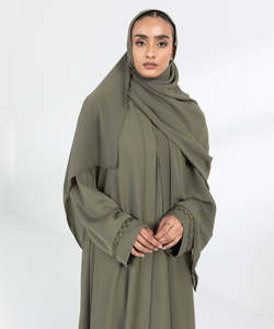 High Quality Islamic Clothing Muslim Dress Custom Fabric <b>Women</b> <b>Abaya</b> Islamic Plus Size Muslim Dresses Abayas for Ladies - Product Image 5
