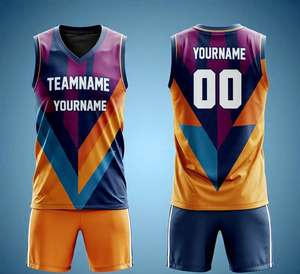 Uniformes de Baloncesto Reversibles Personalizados para Hombre y Jóvenes, Conjuntos de Camisetas Deportivas con Nombre y Número Impresos, Venta al Por Mayor de Fábrica - Product Image 2
