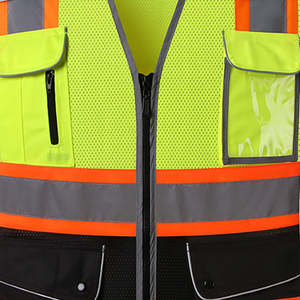 Ropa de Trabajo de Alta Visibilidad, Chaleco de Dos Tonos para Hombre, Económico y de Alta Calidad, Ligero - Product Image 2