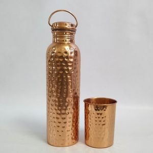 Smooth, polished surface with a stylish hammered or plain finish. Ideal for storing drinking <b>water</b> and supporting a healthy life - Product Image 3