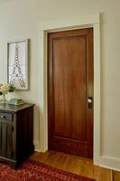 Accessoires de cadre de porte pré-monté en WPC bois, modernes, étanches, à ouverture latérale, pour intérieur, en composite PVC, pour chambre, hôtel, salle à manger