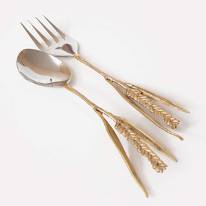 Set <b>Flatware</b> Dinner Ware Available in Customized Sizes Hot Selling High Quality Metal Stainless Steel Cutlery - Product Image 1