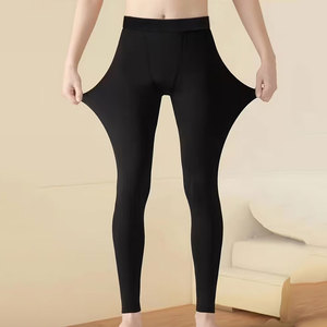 Wholesale High Quality Mens Quick-Dry <b>Tight</b> Pants High-Elastic Gym Running Athletic Compression Leggings - Product Image 2
