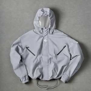 Premium Quality Custom Full Zip Reversible Windbreaker <b>Jacket</b> 100% Polyester Custom Color Block Breathable Woven Fabric - Product Image 1