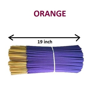 Varillas de incienso naturales naranjas de 19 pulgadas más vendidas en suministro de varillas de incienso de material de madera a granel (púrpura) - Product Image 1