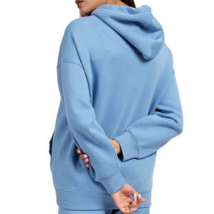 Sweat à capuche personnalisé avec logo en relief, impression épaisse, fabricants, pull unisexe en coton de haute qualité, sweats à capuche personnalisés en chenille pour femmes - Product Image 2