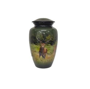 Urnas de cremación de metal de aluminio de diseño personalizable de estilo adulto de excelente calidad para cenizas humanas disponibles en cantidad a granel - Product Image 1