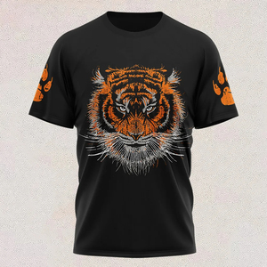 เสื้อยืดแขนสั้นทรงปกติสำหรับผู้ชายขายดีที่สุด ผ้าฝ้าย 100% สกรีนลายดิจิตอลด้านหน้าแบบมืออาชีพ ขายส่งแบบซับลิเมชั่น - Product Image 1