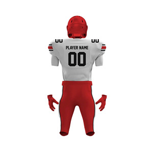 Uniforme de Fútbol Americano OEM Hecho en EE. UU., 100% Poliéster, Manga Corta, Ropa Deportiva con Diseño Profesional para Adultos - Product Image 3