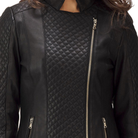 SAAR INDUSTRIES Jaket Bomber Unisex Warna Kustom Kulit Asli Berbahan Wol dengan Panel Berlapis, Model Longgar Asimetris, Ritsleting, Musim Dingin, Premium