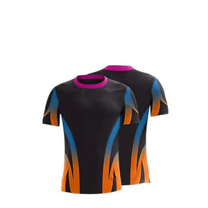 Maillot de sport en tissu tissé 100 % polyester, coupe classique, uni, pour le badminton, le tennis et le tennis de table - Product Image 6