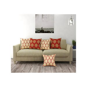 Classique fait à la main 100% coton brodé doux brun Chic Design 16x16 pouces parfait pour les coussins de livraison directe certifiés GOTS - Product Image 2