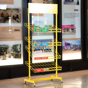 Light Duty Adjustable Single-Sided Metallic Grid <b>Shelf</b> Supermarket Shelve for Grocery Store-OEM Accept - Product Image 6