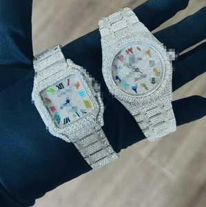 Montre automatique de luxe en acier inoxydable, mouvement à quartz analogique, cadran en cristal saphir, style sport antique, montre unisexe tendance - Product Image 1