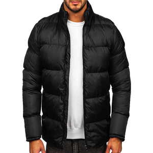 Vestes matelassées en tissu personnalisées avec graphismes sur mesure, col montant, longueur ajustée pour la saison hivernale - Product Image 3