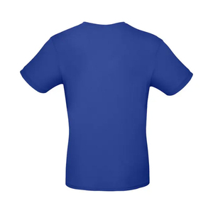 Men's Navy Blue O-Neck Short Sleeve <b>T</b>-<b>Shirt</b> 100% Cotton Solid Color Casual Jersey Fit Regular Length Plain Dyed Knitted - Product Image 5