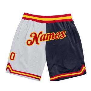 Customizable <b>Men</b> Athletic <b>Shorts</b> <b>White</b> Green Mesh Breathable Elastic Waist Sporty Style With Pockets - Product Image 4