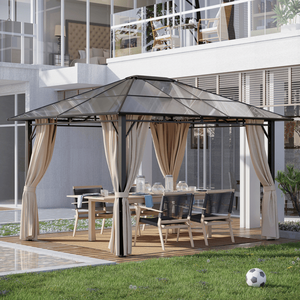 Gazebo/Pergola da Giardino con Tettoia, Riparo per Esterni dal Design Elegante - Product Image 1
