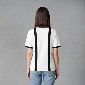เสื้อโปโลผู้หญิงผ้าฝ้าย 100% ออกแบบ OEM/ODM สำหรับฤดูร้อน สวมใส่สบาย ทรงปกติ สีพื้น ปักโลโก้ตามสั่ง - Product Image 3
