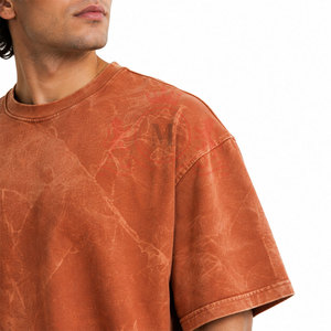 Camiseta Clásica de Hombros Caídos con Efecto Desgastado por el Sol, con Material de Algodón Resistente y Sensación Suave y Cómoda Durante Todo el Día - Product Image 6