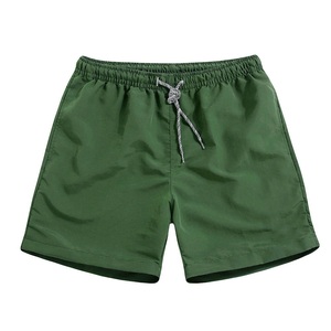 Factory Wholesale Breathable Quick Dry Swim <b>Trunks</b> Solid Color Swim Shorts Drawstring Closure Sports Swimming Beach Shorts <b>Man</b> - Product Image 2