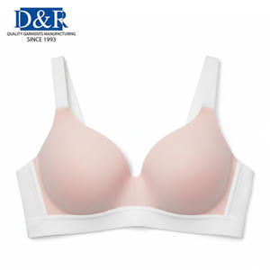 Soutien-gorge de nuit à col en V de la meilleure marque, soutien-gorge de sport sans couture, bonnets profilés, léger, respirant, adapté à l'allaitement - Product Image 4