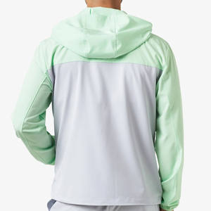 Ensemble Jogging Décontracté Personnalisé par le Fabricant pour Hommes : Survêtement Deux Pièces avec Veste Zippée en Satin Coupe-Vent et Short, Séchage Rapide, Idéal pour l'Entraînement - Product Image 6