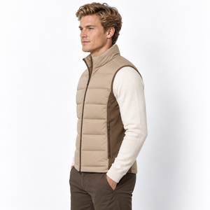 Men Padded Hybrid <b>Gilet</b> Breathable Winter Provides <b>Lightweight</b> Warmth Flexible Movement Practical Comfort Everyday Outdoor - Product Image 3