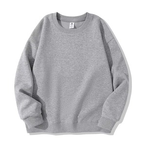 เสื้อสเวตเชิ้ตผู้ชายแฟชั่นใหม่แบบเรียบหนา สวมใส่สบาย รับสกรีนโลโก้ เสื้อสเวตเชิ้ตผู้ชายลำลอง อุ่นสบายสำหรับฤดูหนาว รับสกรีนโลโก้ตามสั่ง - Product Image 4