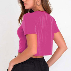 Top Corto Cómodo para Mujer, Suave y Transpirable, Camiseta Informal para Uso Diario, Elegante y Esencial para el Verano - Product Image 3