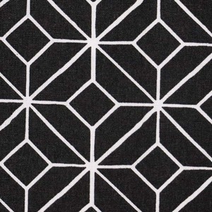 Serviettes de cuisine noires et blanches d'Inde, design imprimé, sans azo, à prix abordable, en promotion. - Product Image 4