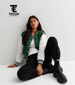 Blouson universitaire court pour femme, design tendance, nouveau style 2025, prix raisonnable, service OEM - Product Image 4