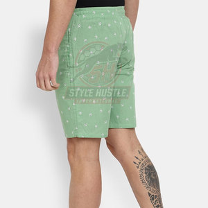 Pantalones cortos de algodón con logo personalizado para hombre, talla adulta, fabricados en Pakistán. - Product Image 3
