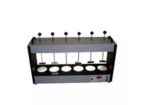 Flocculator Jar Test Apparatus Instrument Set-Stainless Steel 6-Paddle Large 16 X 2 Alphanumeric Display Programmable 20-200 RPM