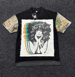 T-shirts pour hommes personnalisés, style unique, avec manches, broderie, patchs imprimés, fabriqués avec une étiquette, respirants et tendance - Product Image 4