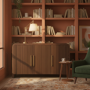 3 Doors Sideboard Coffee <b>Table</b> for Living Room Vacuum Sofa Set Furniture Living Room Custom Premium Quality Export Quality - Product Image 4