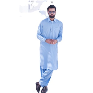 Nouveau design Shalwar Kameez pour hommes parfaitement hommes Shalwar Kameez couleur unie Shalwar Kameez Suits - Product Image 3