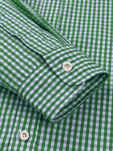 Camisa informal de manga larga para hombre, con cuello alto y botones de cuerno, 100% algodón, fabricada en Bangladesh, venta al por mayor personalizada. - Product Image 6