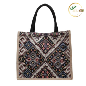 Bolso de Mano Ecológico de Yute con Interior Laminado - Product Image 2
