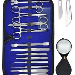 Stainless Steel Manual Dissection Kit Instrument <b>Set</b> for Biology Lab Anatomy Medical Students Veterinary Use Scalpel Knife - Product Image 3