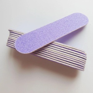 Lime à ongles émeri jetable violette durable double face grain 100, bâton de ponçage pour soins des pieds - Product Image 4