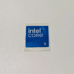 Intel CPU <b>Label</b> Sticker Home Version Single Sided Silicone Adhesive I3 I5 I7 I9 EVO Notebooks Genuine OEM License 6 Months Stock - Product Image 4